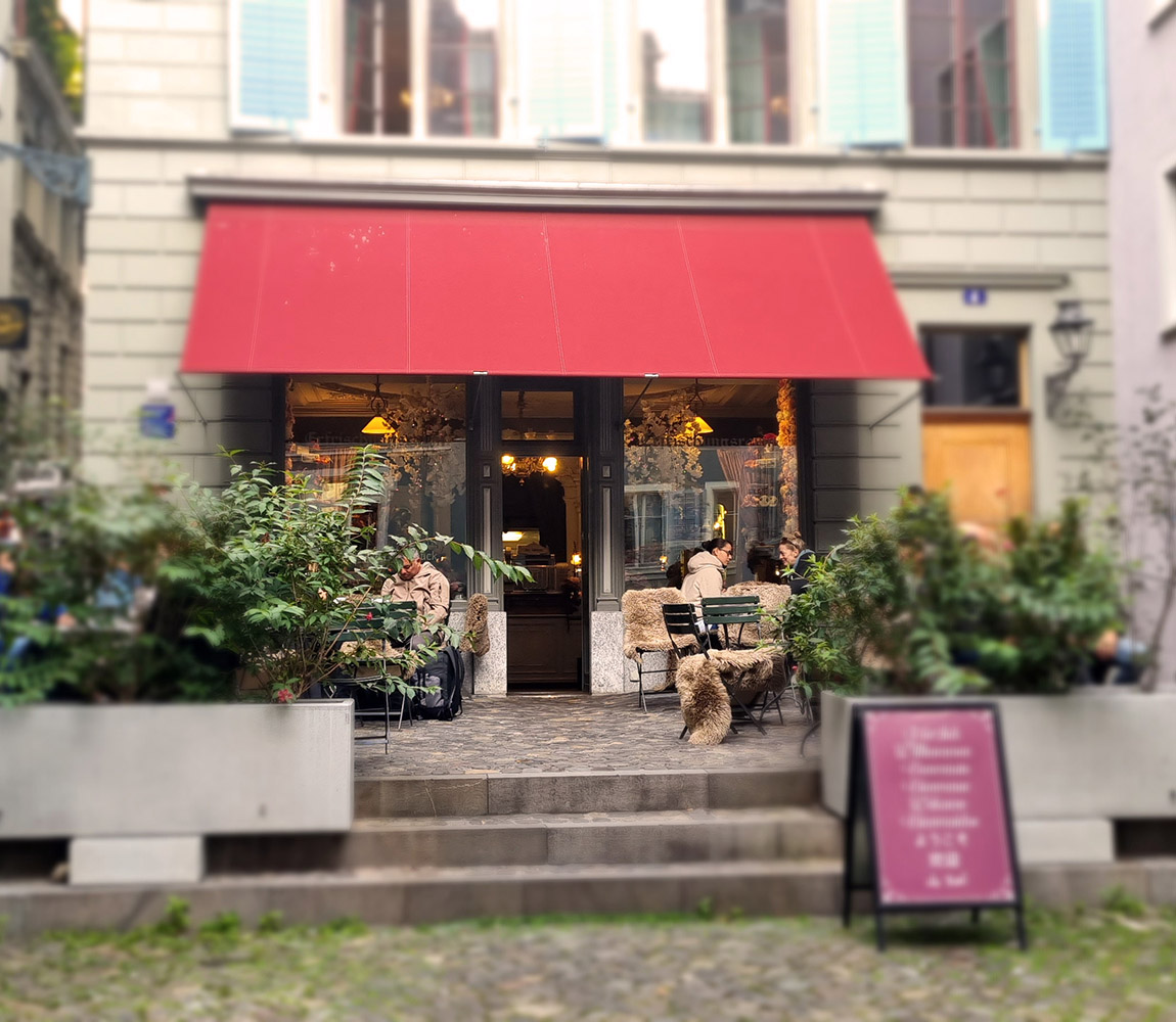 Zurich's most romantic coffee house: Café & Conditorei 1842