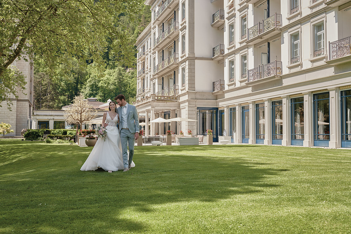 Dream wedding at the Grand Resort Bad Ragaz - unique moments deserve a unique location